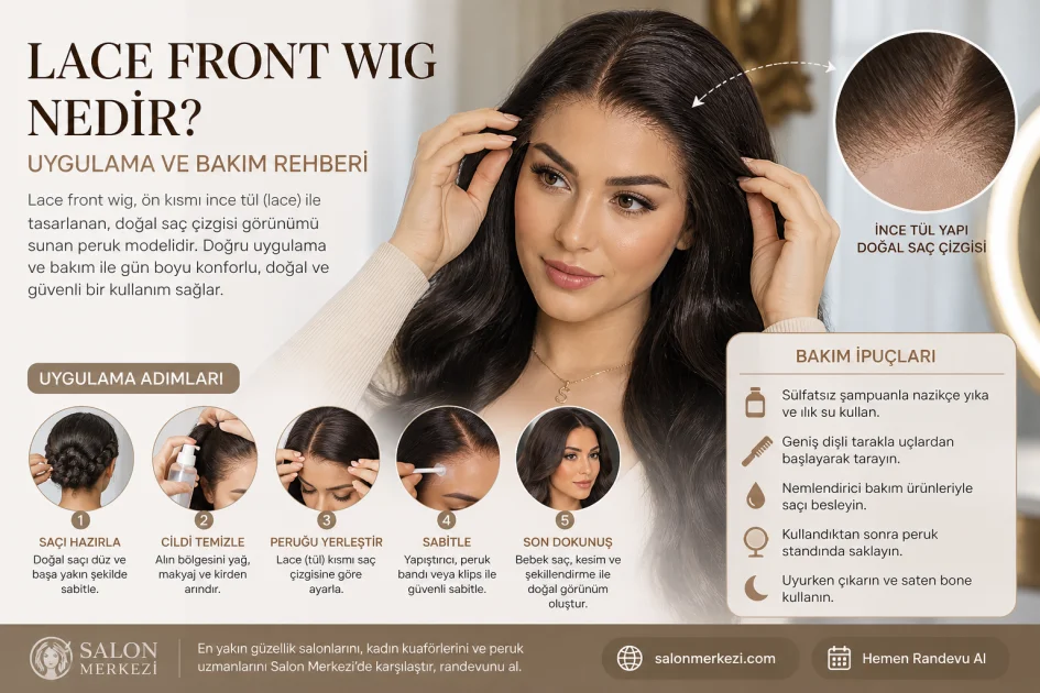 Lace Front Wig Nedir? Uygulama ve Bakım Rehberi