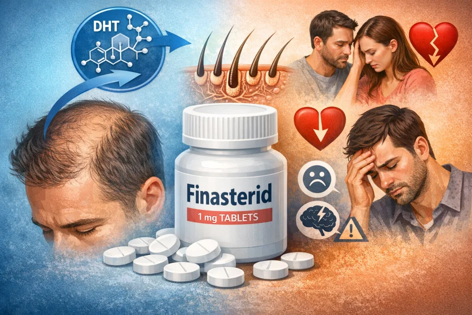 Finasterid Nedir? Saç Dökülmesinde Kullanımı ve Yan Etkileri