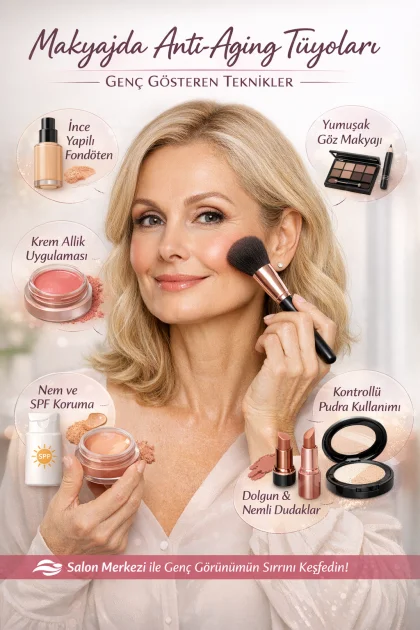 Makyajda Anti-Aging Tüyoları: Genç Gösteren Teknikler