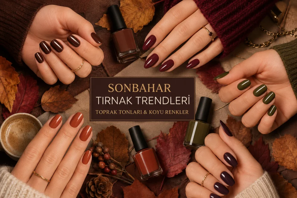 Sonbahar Tırnak Trendleri: Toprak Tonları ve Koyu Renklerle Şık Manikür Rehberi