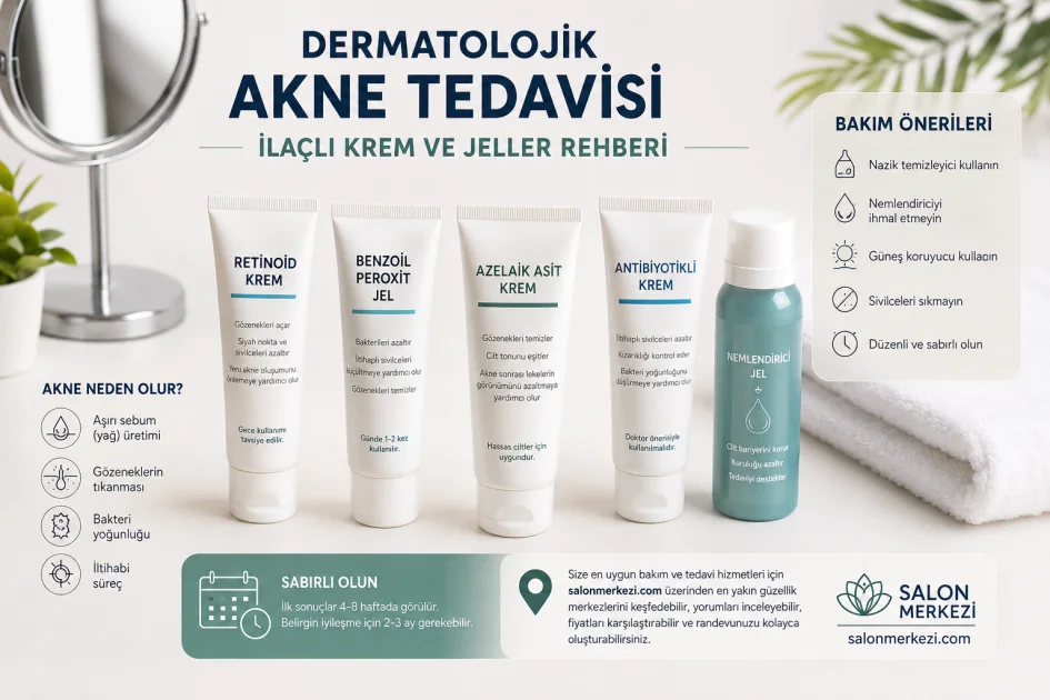 Dermatolojik Akne Tedavisi: İlaçlı Krem ve Jeller Rehberi
