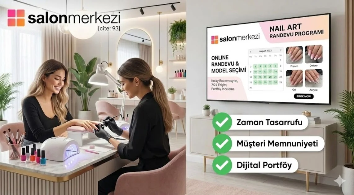 Nail Art Stüdyoları İçin Randevu Programı ve Yönetim Sistemi