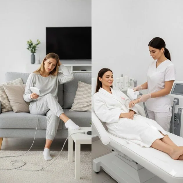 Evde Lazer Cihazı mı Profesyonel Merkez mi? Kalıcı Sonuç İçin Hangisi?