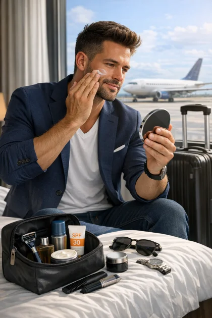 Seyahatte Erkek Bakımı: Minimal Ama Etkili Rutin