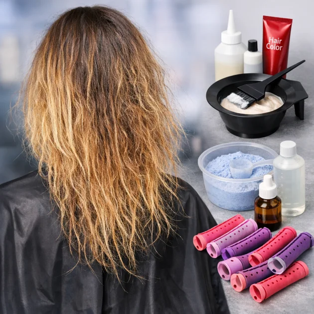Saçta Kimyasal Hasar: Boya, Açıcı, Perma Etkileri