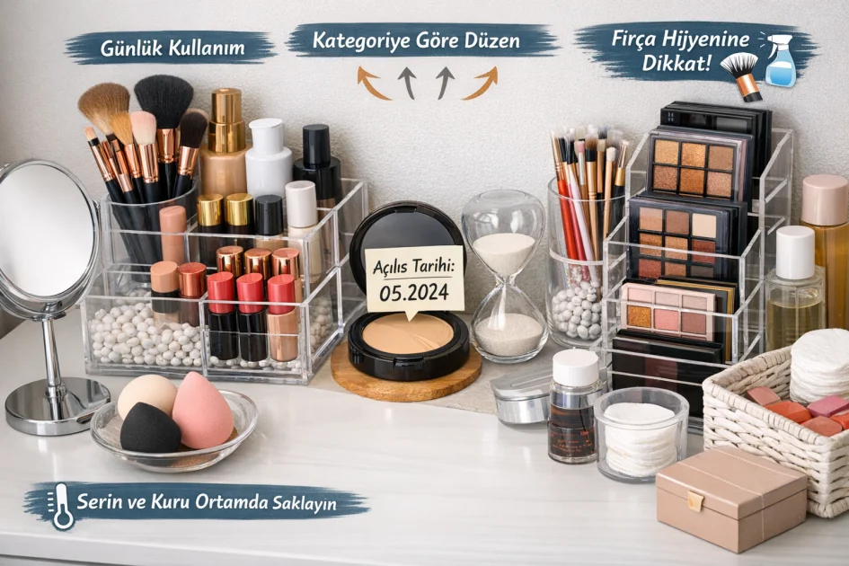 Makyaj Saklama ve Düzenleme: Organizasyon İpuçları