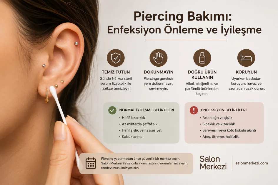 Piercing Bakımı: Enfeksiyon Önleme ve İyileşme