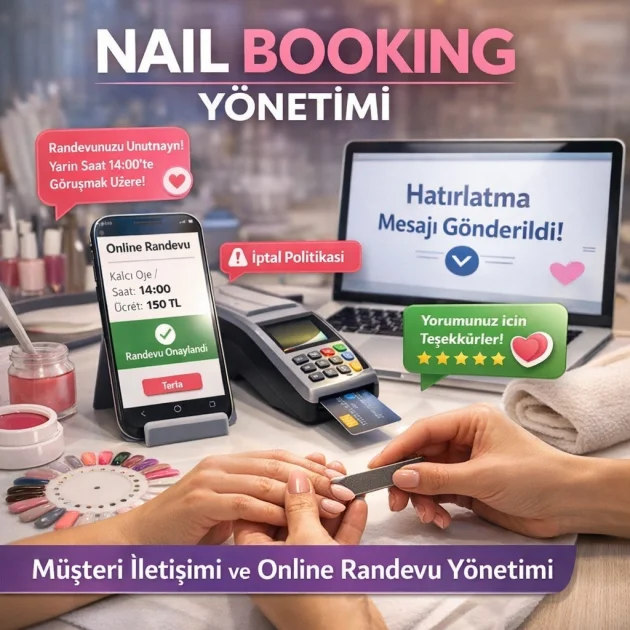 Nail Booking (Tırnak Randevu) Yönetimi: Müşteri İletişimi