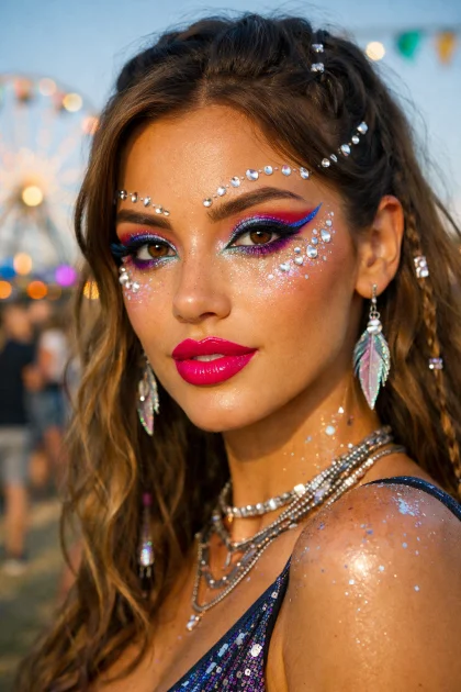 Festival Makyajı: Renkli ve Cesur Görünümler