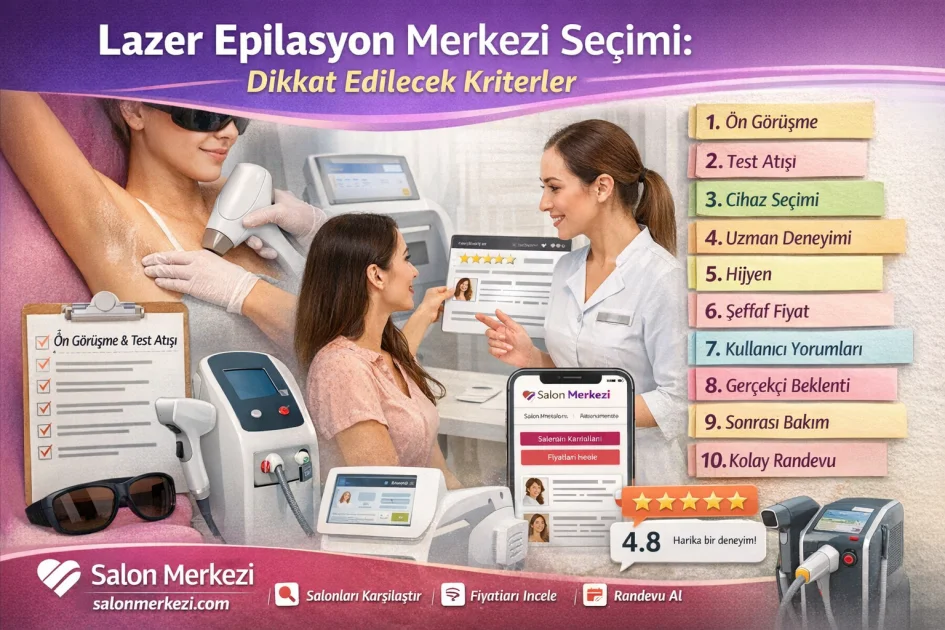 Lazer Epilasyon Merkezi Seçimi: Dikkat Edilecek Kriterler