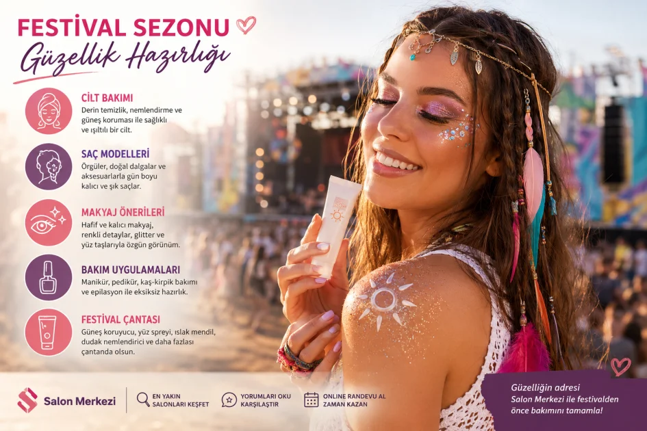 Festival Sezonu: Müzik Festivali Güzellik Hazırlığı