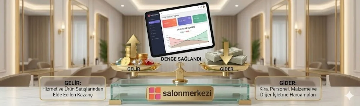 Kuaför Yönetim Programı ile Gelir-Gider Dengesi