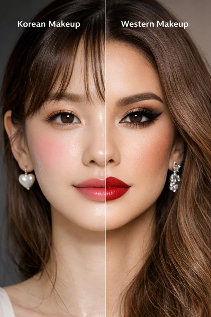 Korean Makeup vs Western Makeup: Tarz Farkları, Uygulama Yaklaşımı ve Sana En Uygun Görünüm