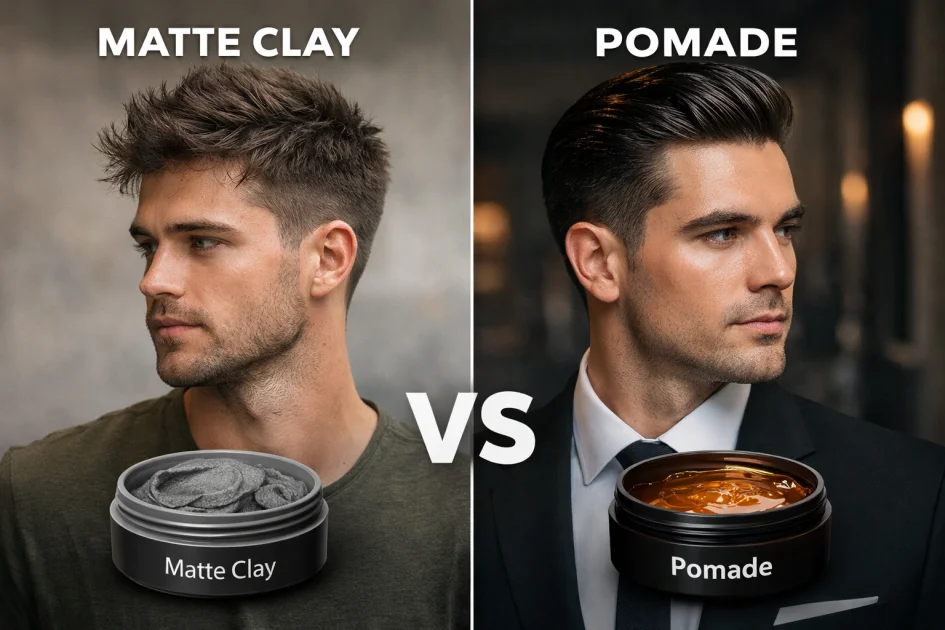 Matte Clay vs Pomade: Fark Nedir? Hangisi Size Uygun?