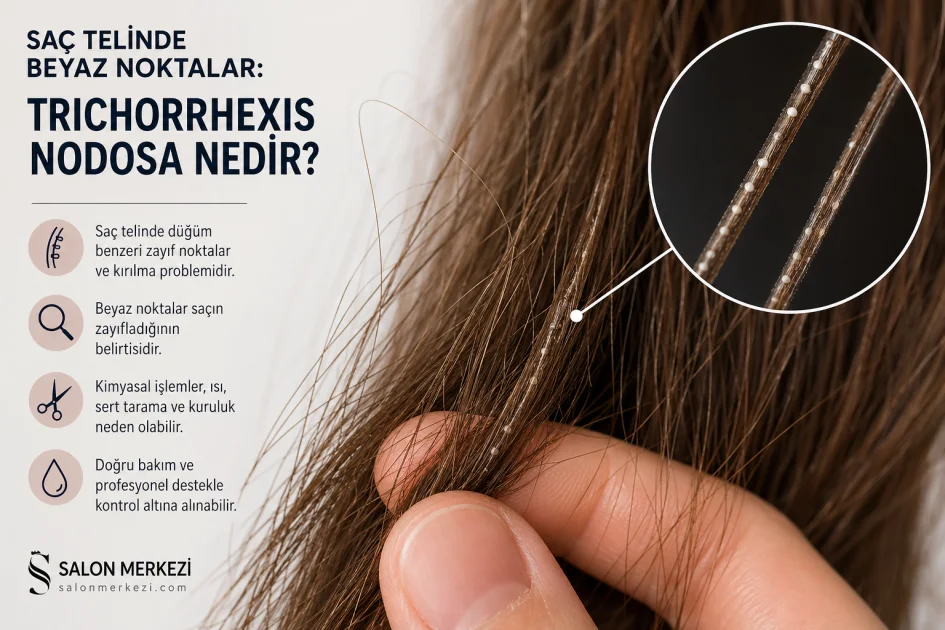 Saç Telinde Beyaz Noktalar: Trichorrhexis Nodosa Nedir?