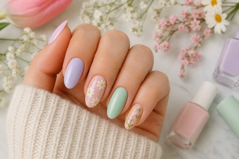 İlkbahar Tırnak Trendleri: Pastel ve Çiçekli Tasarımlar