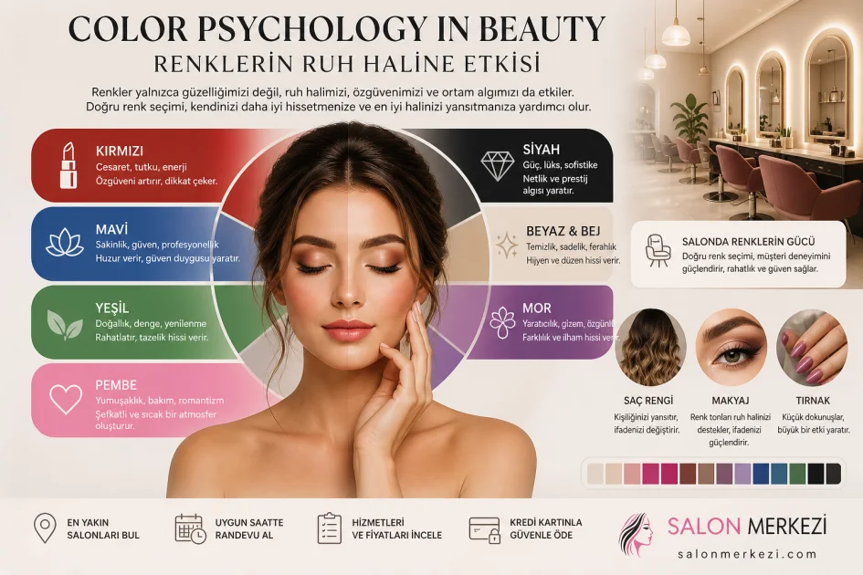 Color Psychology in Beauty: Renklerin Ruh Haline Etkisi