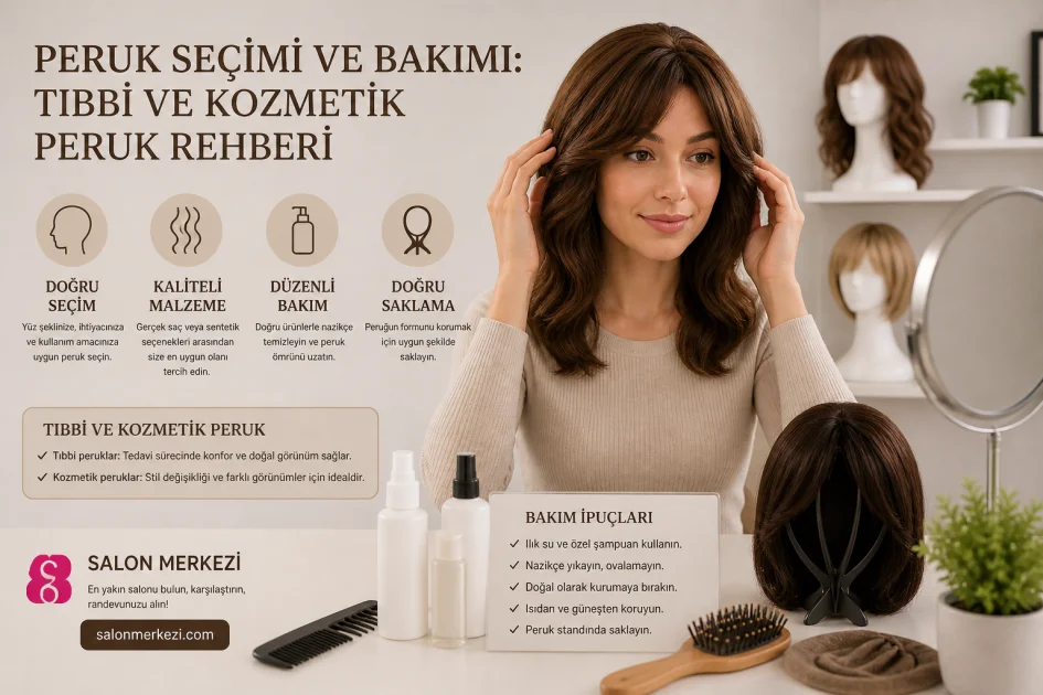 Peruk Seçimi ve Bakımı: Tıbbi ve Kozmetik Peruk Rehberi