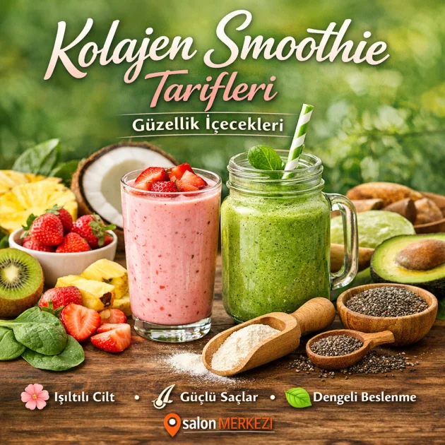 Kolajen Smoothie Tarifleri: Güzellik İçecekleri ile Işıltılı Cilt, Güçlü Saç ve Dengeli Bir Bakım Rutini
