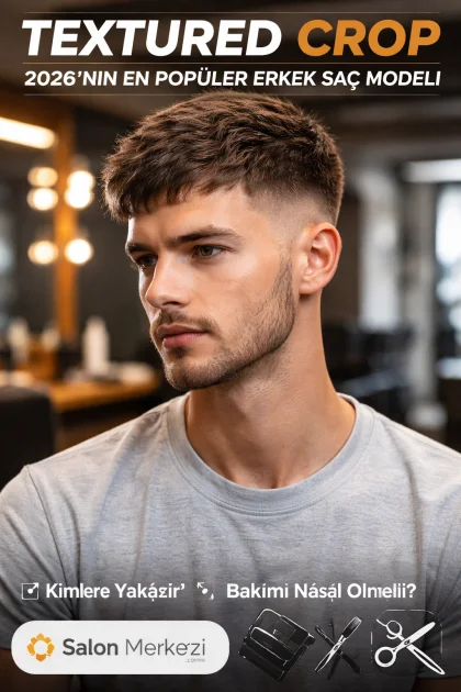 Textured Crop: 2026’nın En Popüler Erkek Saç Modeli