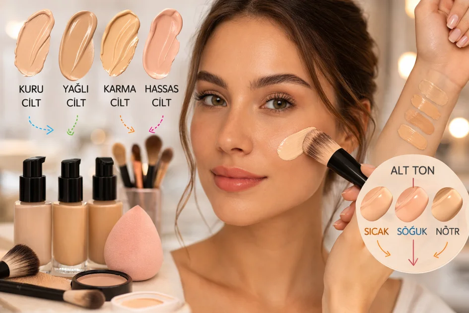 Fondöten Nasıl Seçilir? Cilt Tipine ve Tonuna Göre Eksiksiz Rehber