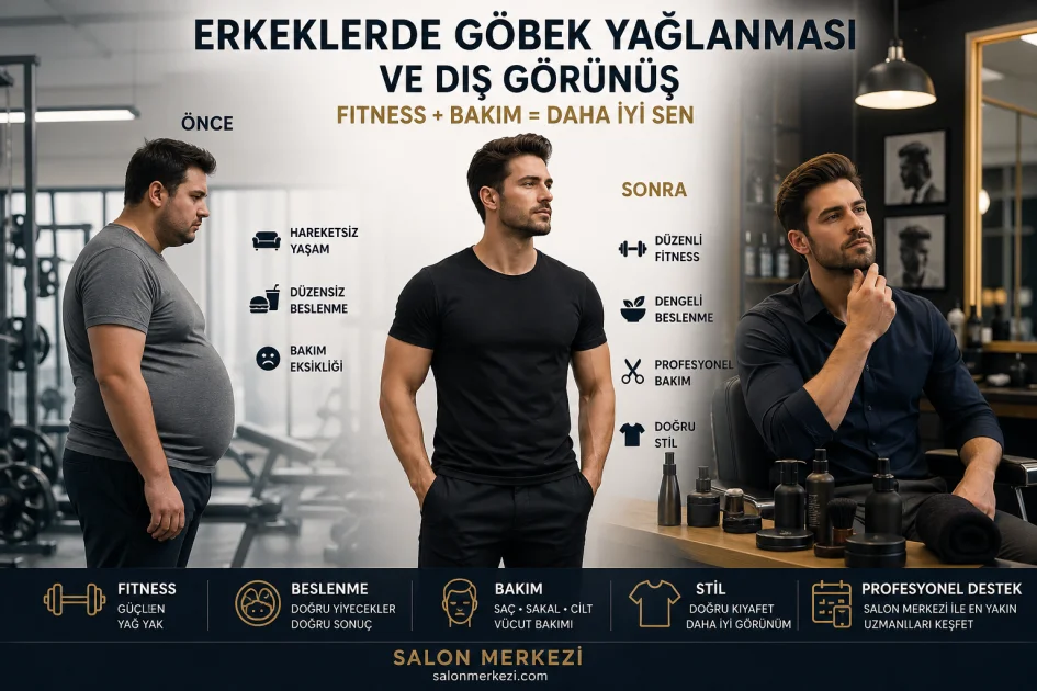 Erkeklerde Göbek Yağlanması ve Dış Görünüş: Fitness + Bakım