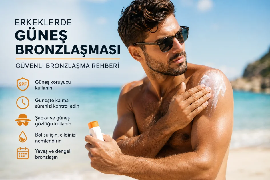 Erkeklerde Güneş Bronzlaşması: Güvenli Bronzlaşma Rehberi