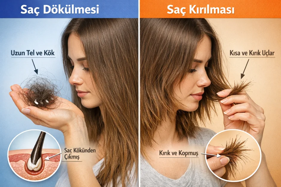 Saç Kırılması mı Dökülme mi? Farkı Nasıl Anlarız?