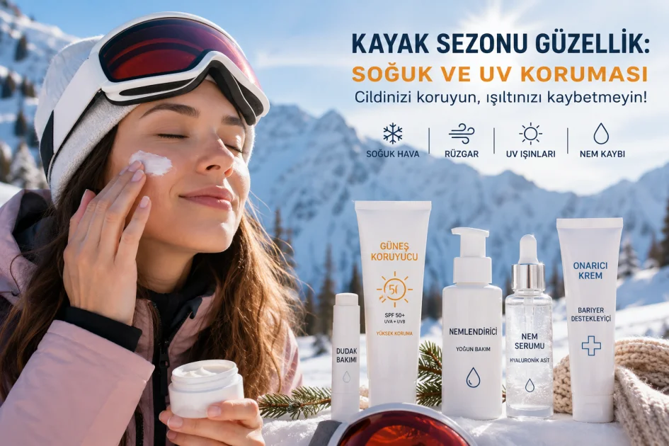 Kayak Sezonu Güzellik Rehberi: Soğuk Hava ve UV Işınlarına Karşı Tam Koruma