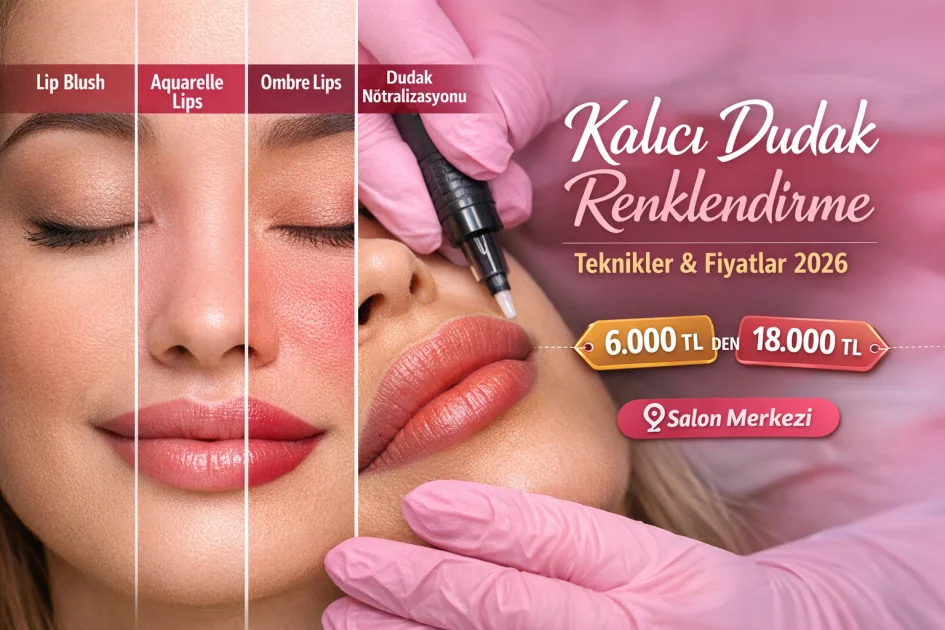 Kalıcı Dudak Renklendirme: Teknikler ve Fiyatlar 2026