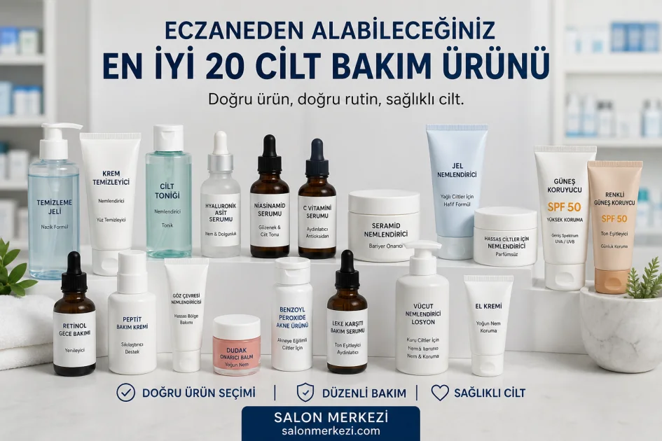 Eczaneden Alabileceğiniz En İyi 20 Cilt Bakım Ürünü