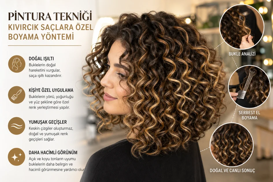 Pintura Tekniği: Kıvırcık Saçlara Özel Boyama Yöntemi