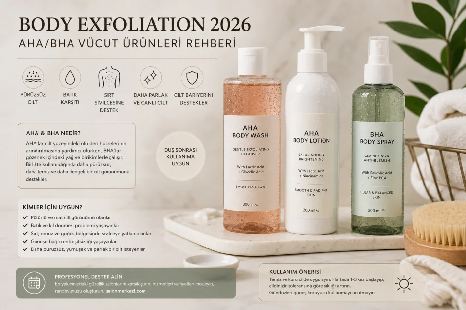 Body Exfoliation 2026: AHA/BHA Vücut Ürünleri Rehberi