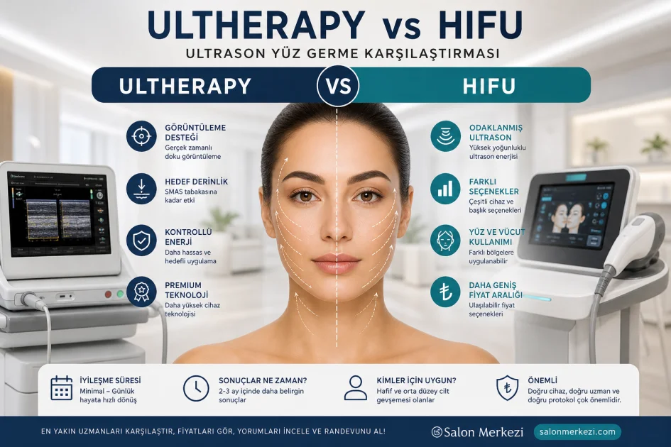 Ultherapy vs HIFU: Ultrason Yüz Germe Karşılaştırması