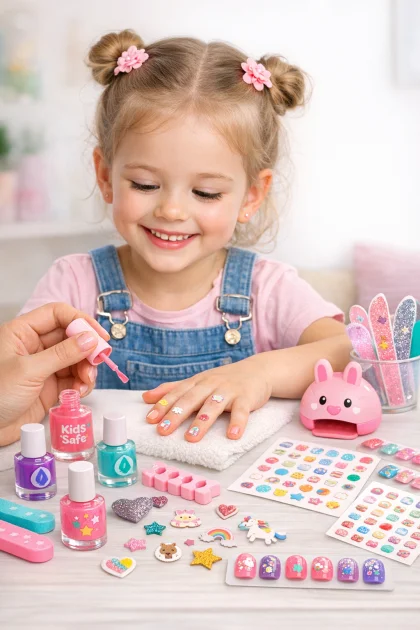 Çocuklar İçin Güvenli Tırnak Boyama Alternatifleri