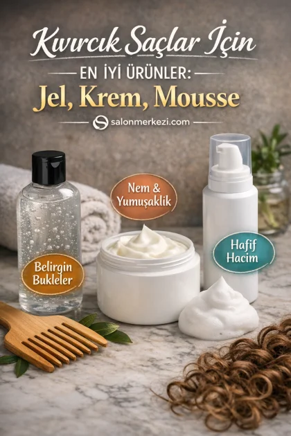 Kıvırcık Saçlar İçin En İyi Ürünler: Jel, Krem, Mousse