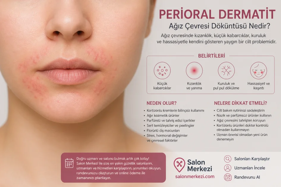 Perioral Dermatit Nedir? Ağız Çevresi Döküntüsü Belirtileri ve Bakım ...