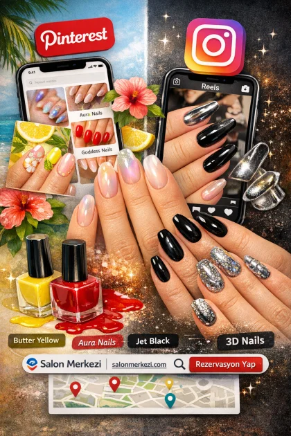 Tırnak Bakımı Sosyal Medya Trendleri: Pinterest ve Instagram