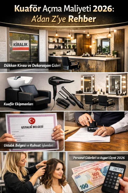 Kuaför Açma Maliyeti 2026: A’dan Z’ye Rehber