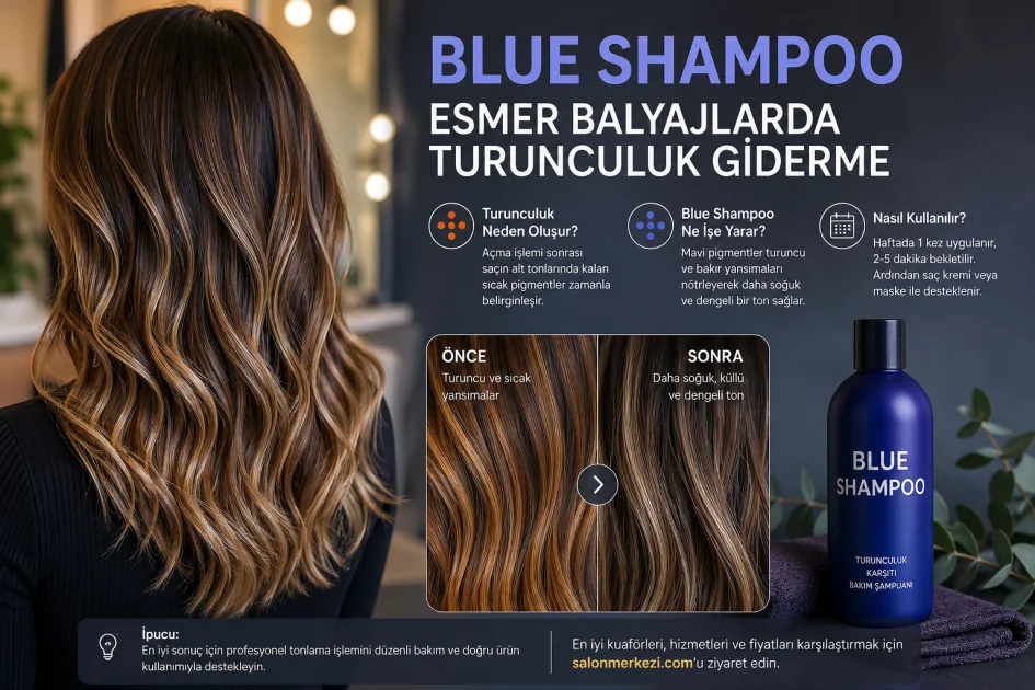 Blue Shampoo: Esmer Balyajlarda Turunculuk Giderme