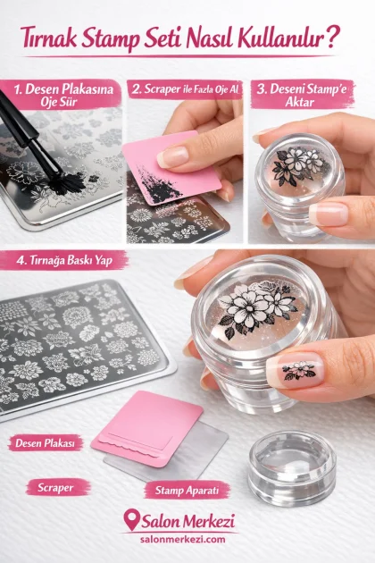 Tırnak Stamp Seti Nasıl Kullanılır?
