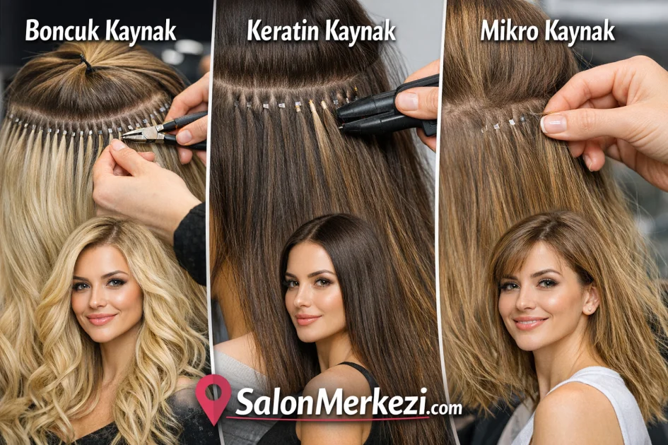 Kaynak Saç Çeşitleri: Boncuk, Keratin ve Mikro Kaynak Arasındaki Farklar
