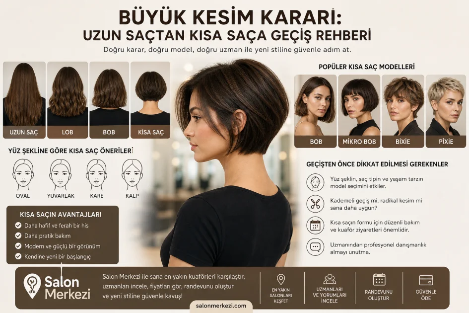Büyük Kesim Kararı: Uzun Saçtan Kısa Saça Geçiş Rehberi