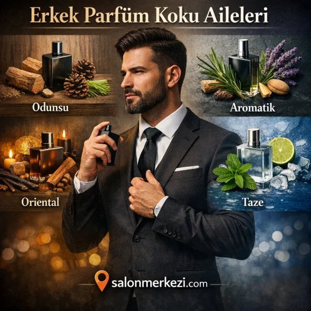 Erkek Parfüm Koku Aileleri: Odunsu, Aromatik, Oriental, Taze