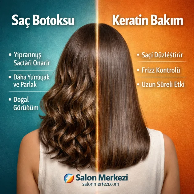 Saç Botoksu Nedir? Keratin Bakıma Göre Farkı Nedir?