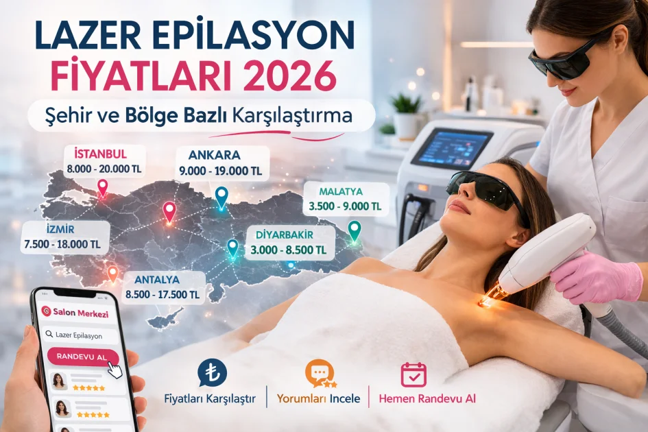 Lazer Epilasyon Fiyatları 2026: Bölge ve Şehir Karşılaştırma