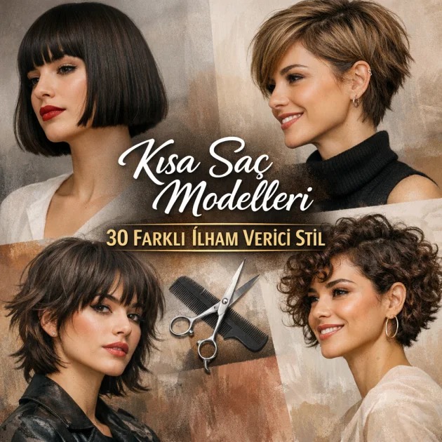 Kısa Saç Modelleri: 30 Farklı İlham Verici Stil