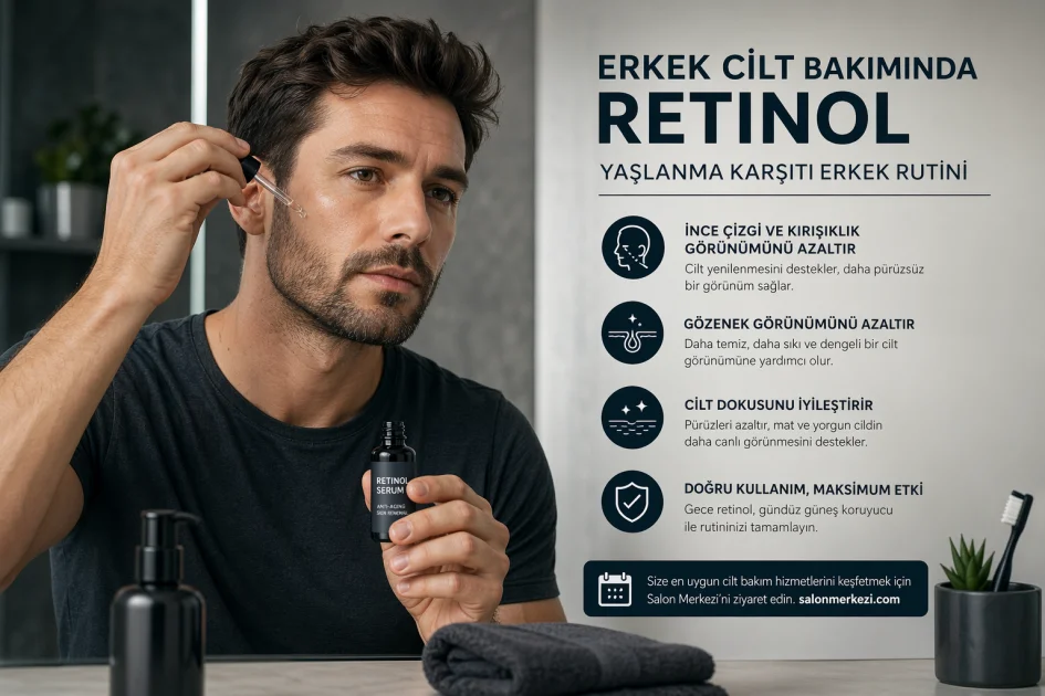 Erkek Cilt Bakımında Retinol: Yaşlanma Karşıtı Erkek Rutini