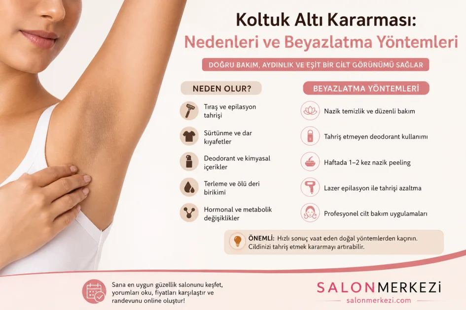 Koltuk Altı Kararması: Nedenleri ve Beyazlatma Yöntemleri