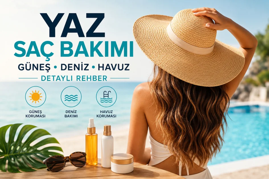 Yaz Saç Bakımı Detaylı Rehber: Güneş, Deniz ve Havuz Koruması